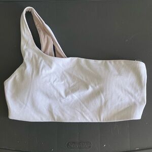 lululemon athletica White Ribbed Bra
